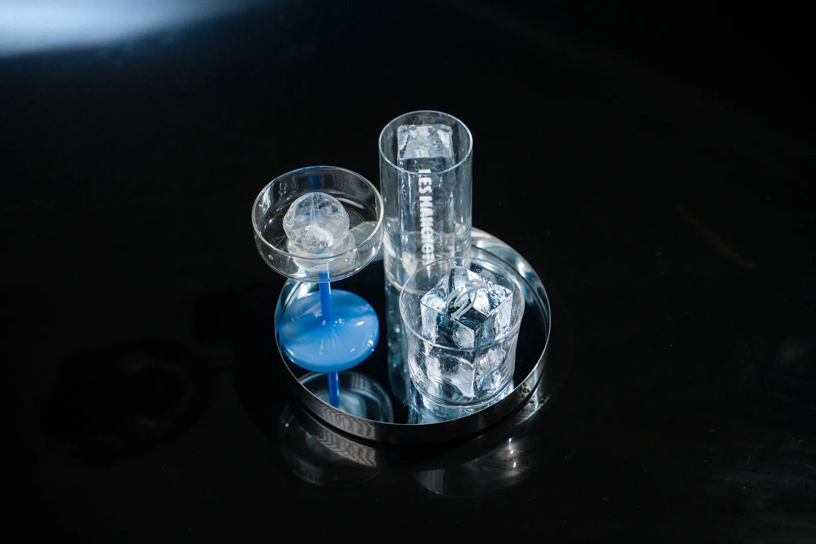 Glaçons et glace pilée disponibles pour une réception